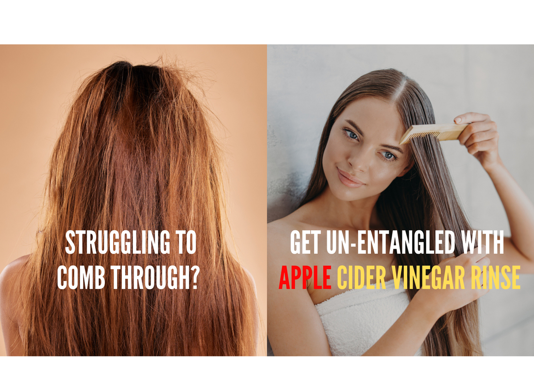 Apple Cider Vinegar as a Natural Detangling Hair Rinse