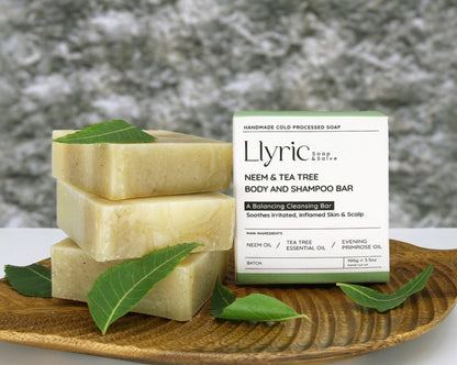 Shampoo & Body Bar - Neem & Tea Tree